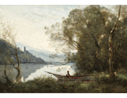 D-7352 Jean-Baptiste-Camille Corot - Zakotvený člun