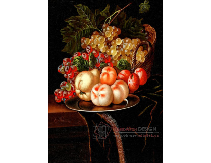 D-9063 Ernst Stuven - Ovoce na stříbrném talíři na stole