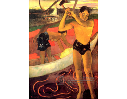 R9-165 Paul Gauguin - Muž se sekerou