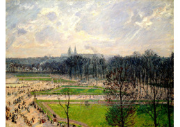 VCP-414 Camille Pissarro - Zahrada Tuileries v zimní odpoledne