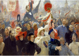 VR37 Ilja Repin - Demonstrace 17 října 1905