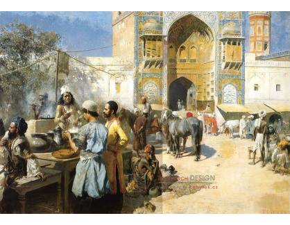 VU145 Edwin Lord Weeks - Zahradní restaurace Lahore