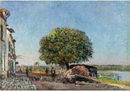 SO XVI-116 Alfred Sisley - Kaštan v Saint Mammes