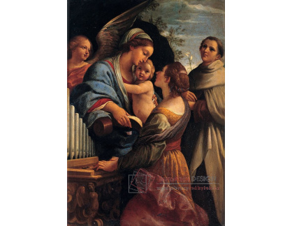 KO II-322 Lorenzo Garbieri - Madonna s dítětem, svatá Cecilie a svatý Albert