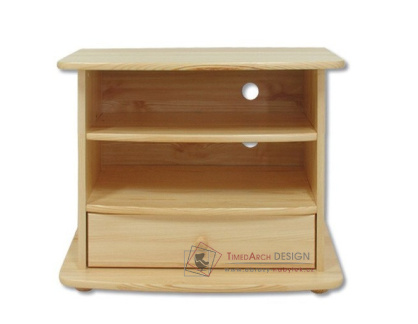 VR-108, televizní stolek se zásuvkou, borovicový masiv