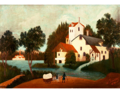 A-5378 Henri Rousseau - Krajina s vodním mlýnem