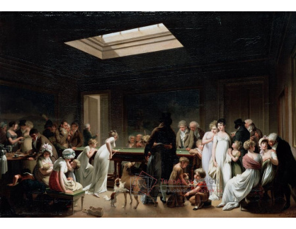 A-8413 Louis-Leopold Boilly - Hra kulečníku