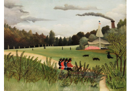 D-8164 Henri Rousseau - Krajina a čtyři mladé dívky