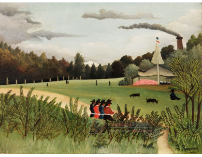 D-8164 Henri Rousseau - Krajina a čtyři mladé dívky