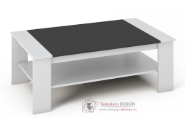 BERN, konferenční stolek, bílá / černá