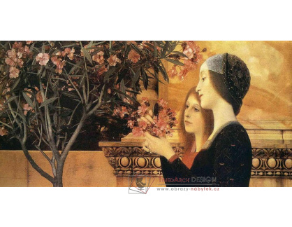VR3-116 Gustav Klimt - Dvě dívky s oleandry