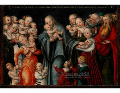 DDSO-2195 Lucas Cranach - Kristus žehnající dětem