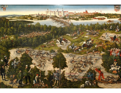 SO V-220 Lucas Cranach - Hon na jeleny kurfiřta Jana Fridricha