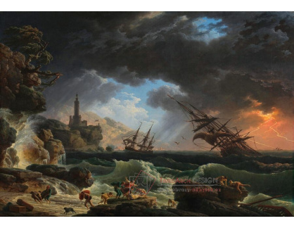 A-7314 Claude-Joseph Vernet - Ztroskotání v bouřlivém moři