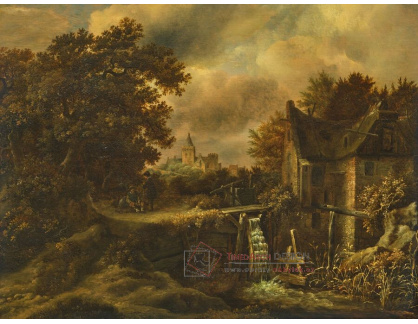 A-8632 Cornelis Decker - Mlýn u potoka