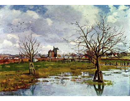 VCP-164 Camille Pissarro - Krajina se zaplavenými poli