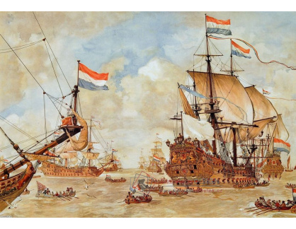 VL167 Willem van de Velde - Epizoda z 2 anglo-holandské války