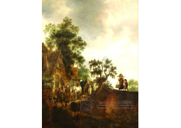 SO XII-390 Isaak van Ostade - Zastavení v hospodě