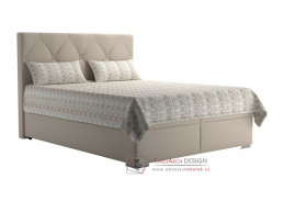 GELA, čalouněná postel 160x200cm, výběr provedení