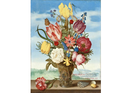 SO VII-501 Ambrosius Bosschaert - Zátiší s květinami na pozadí krajiny