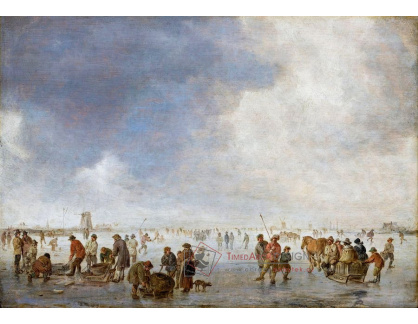 SO IX 268 Jan van Goyen - Zimní scéna na ledu