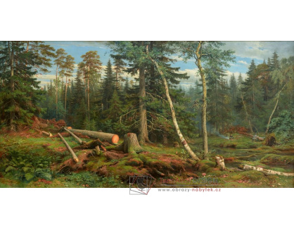 D-6381 Ivan Ivanovič Šiškin - Kácení lesa