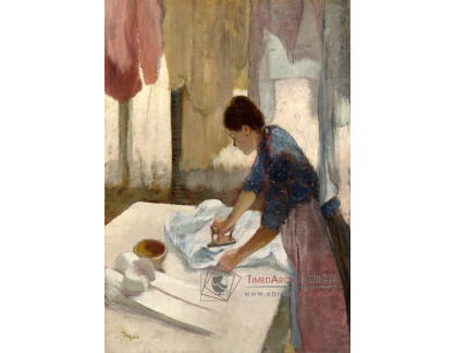 D-7798 Edgar Degas - Žena žehlící prádlo