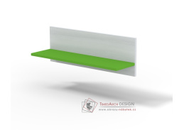 C121 CASPER, závěsná polička 80cm, výběr provedení
