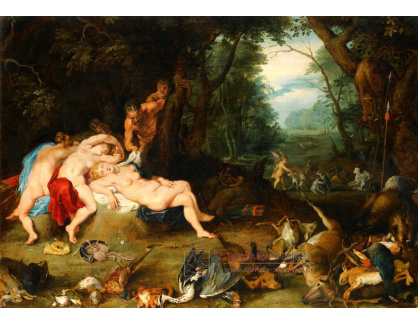BRG-15 Jan Brueghel a Peter Paul Rubens - Krajina s Dianou a nymfami