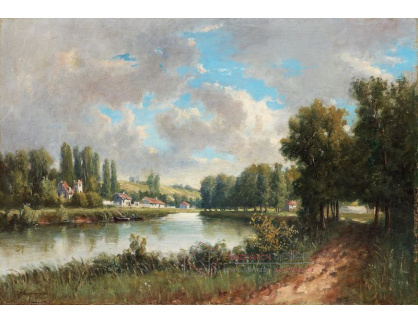 SO VIII-300 Charles Francois Daubigny - Říční krajina