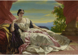 PORT-582 Franz Xavier Winterhalter - Portrét Leonilly, princezny Sayn-Wittgenstein