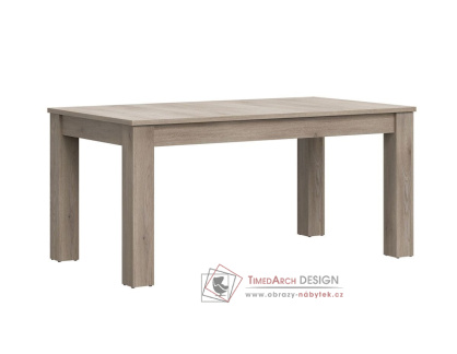 ASTON ST10, jídelní rozkládací stůl 160-200x90cm, dub cremona