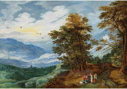 DDSO-3830 Joos de Momper a Jan Brueghel - Široká krajina s postavami
