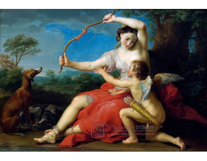 SO VI-210 Pompeo Batoni - Amor a Diana