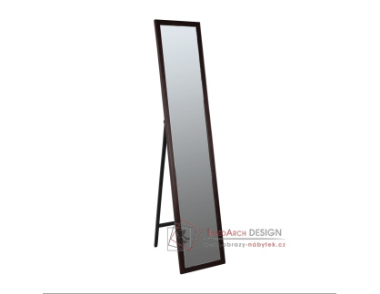 MALKIA 4, zrcadlo stojací, dřevěný rám hnědý