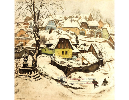 D-10184 Jaromír Stretti-Zamponi - Vesnice v zimě