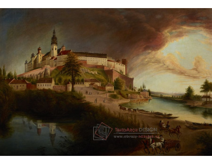 A-4242 Jan Nepomucen Głowacki - Pohled na Wawel