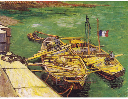 VR2-296 Vincent van Gogh - Čluny na Rhoně