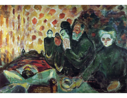 VEM13-10 Edvard Munch - Na smrtelné posteli