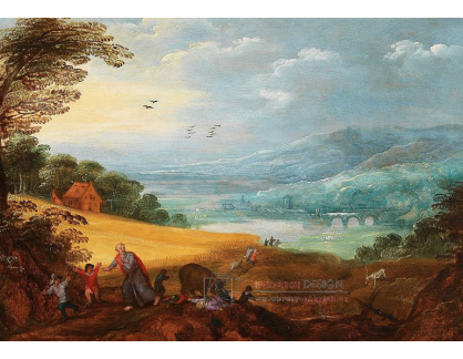 DDSO-1678 Jan Brueghel a Joos de Momper - Rozsáhlá říční krajina