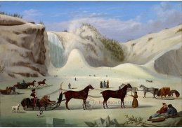 SO XIV-70 Robert Todd Clow - Na ledu v Montmorency Falls