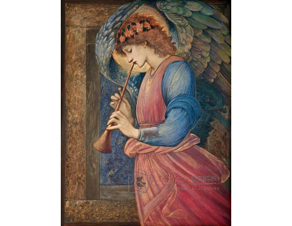 A-6192 Edward Burne-Jones - Anděl hrající na flageolet