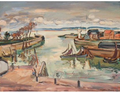 A-6881 Emile Othon Friesz - Le Port d'Honfleur