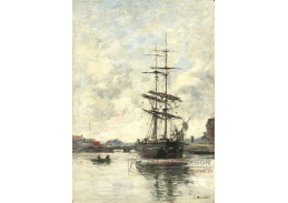 D-7830 Eugene Boudin - Loď na Touques