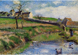 VCP-285 Camille Pissarro - Pohled na farmu v Osny