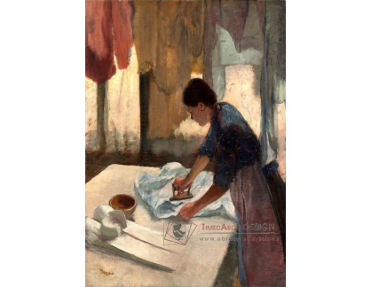 VR6-67 Edgar Degas - Žena při žehlení