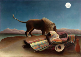 VF43 Henri Rousseau - Spící cikánka