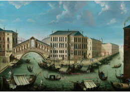 DDSO-1260 Neznámý autor - Pohled na most Rialto v Benátkách