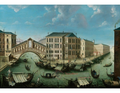 DDSO-1260 Neznámý autor - Pohled na most Rialto v Benátkách