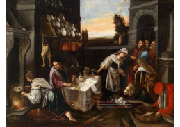 SO XII-55 Jacopo Bassano - Kristus v domě Marty a Marie